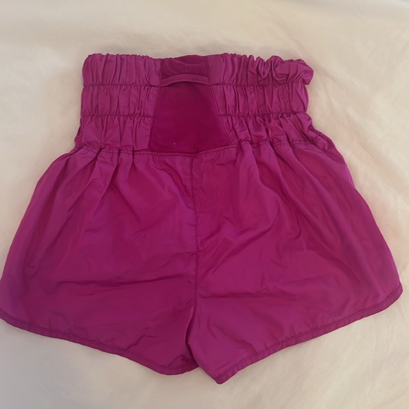 HOT FUSIA FREEPEOPLE MOVEMENT SHORTS - Picture 3 of 3